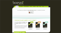 Desktop Screenshot of boonzai.com